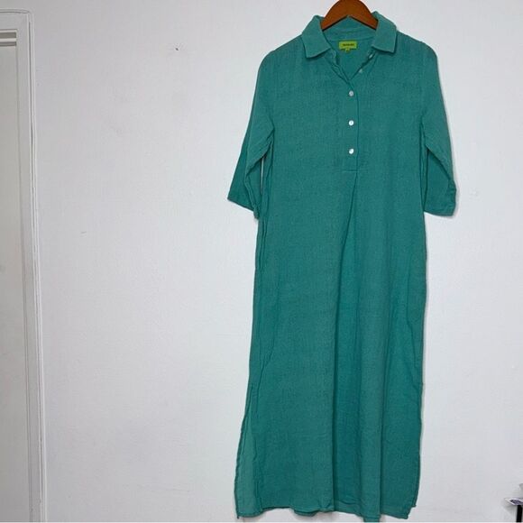 Maxi Corton Collared Shirt Dress - Picture 10 of 11